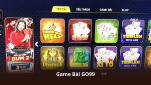 Game Bài GO99 – Giao Diện Thân Thiện, Dễ Dàng Tham Gia